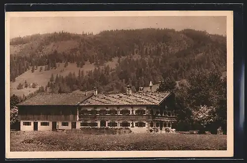 AK Tegernsee, Salitererhaus an der Rottach