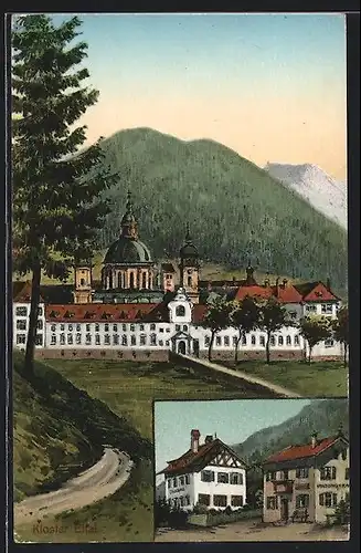 AK Ettal, Blick auf das Kloster