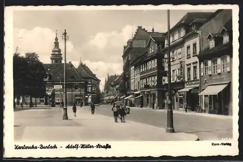 AK Karlsruhe-Durlach, Strasse