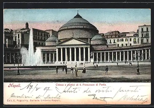 AK Napoli, Chiesa e portici di S. Francesco di Paola
