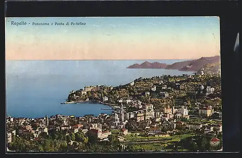 AK Rapallo, Panorama e Punta di Portofino