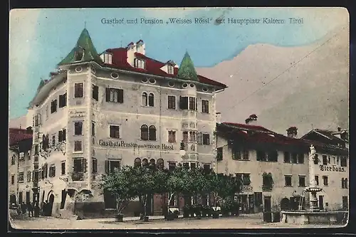 AK Kaltern, Gasthof und Pension Weisses Rössl