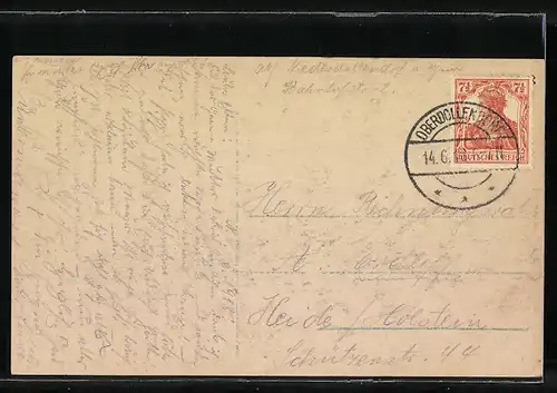 AK Bremen, Fracht-U-Boot Deutschland fährt die Weser aufwärts zur Stadt