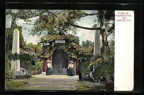 AK Mt. Vernon /VA., Tomb of Washington, Friedhof