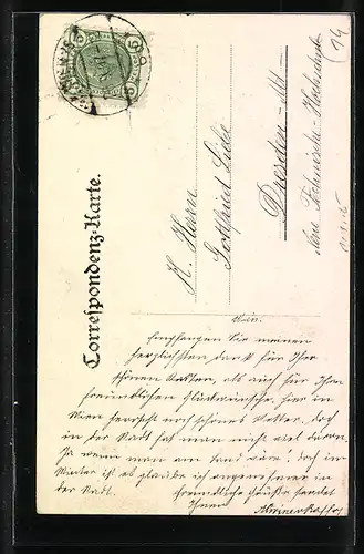 AK Wien, Wiener Prater-Idylle mit Wasserpartie