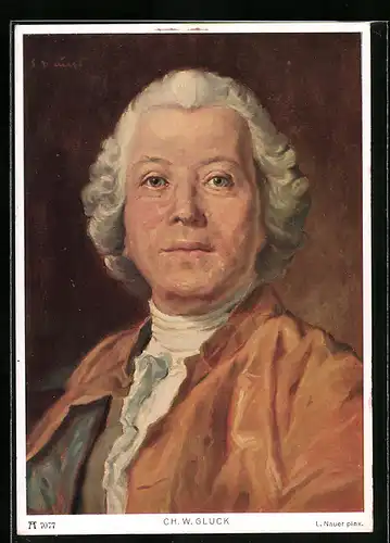 Künstler-AK Komponist Ch. W. Gluck