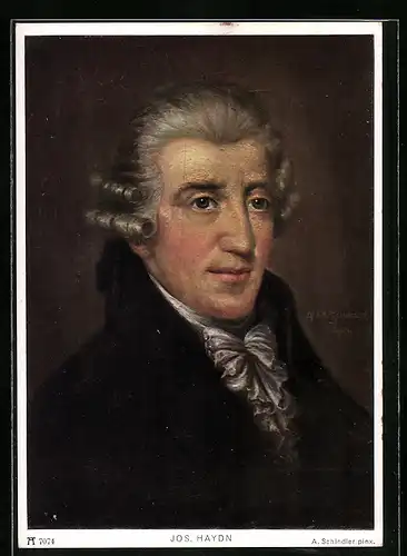 AK Porträt Komponist Joseph Haydn