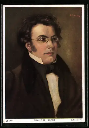 AK Portrait Franz Schubert