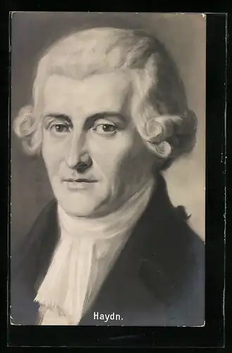 Künstler-AK Musiker, Haydn, Abbildung des Komponisten