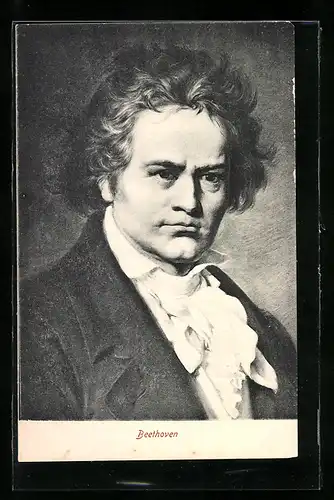 AK Beethoven mit weissem Halstuch