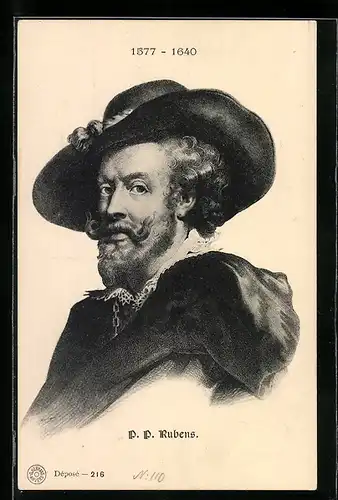 AK Portrait des Malers Rubens