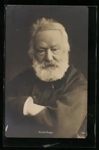 AK Portrait von Victor Hugo als betagter Herr