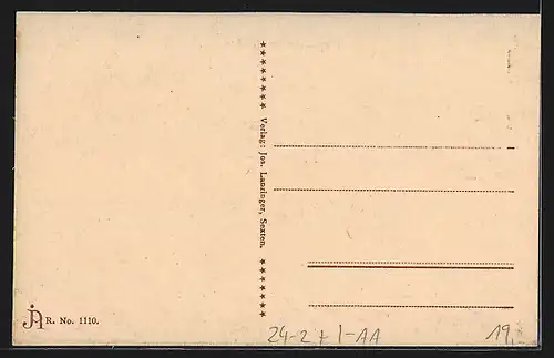 AK Sexten, Ansicht der Brandstätte