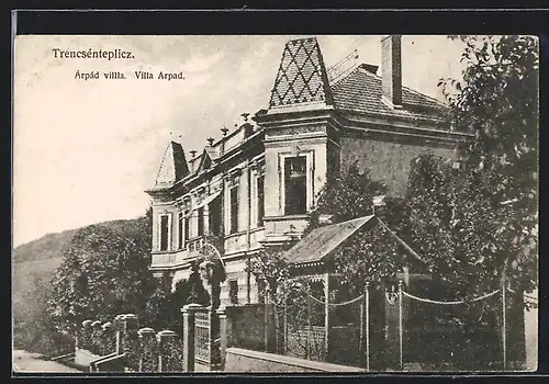 AK Trencsénteplicz, Villa Arpad