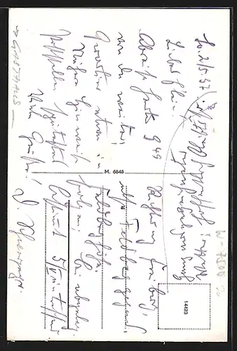 AK Karlsruhe, Ansicht vom Gasthaus Goldenes Kreuz