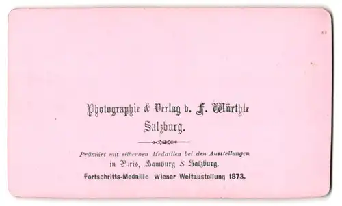 Fotografie F. Würthle, Salzburg, Ansicht Salzburg, Blick vom Kalvarienberg auf die Stadt Salzburg