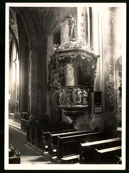 42 Fotografien Sepp Gastberger, St. Wolfgang, Ansicht St. Wolfgang / Salzkammergut, Wallfahrtskirche Innenansichten 1