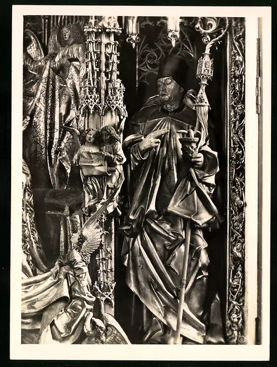 42 Fotografien Sepp Gastberger, St. Wolfgang, Ansicht St. Wolfgang / Salzkammergut, Wallfahrtskirche Innenansichten 26