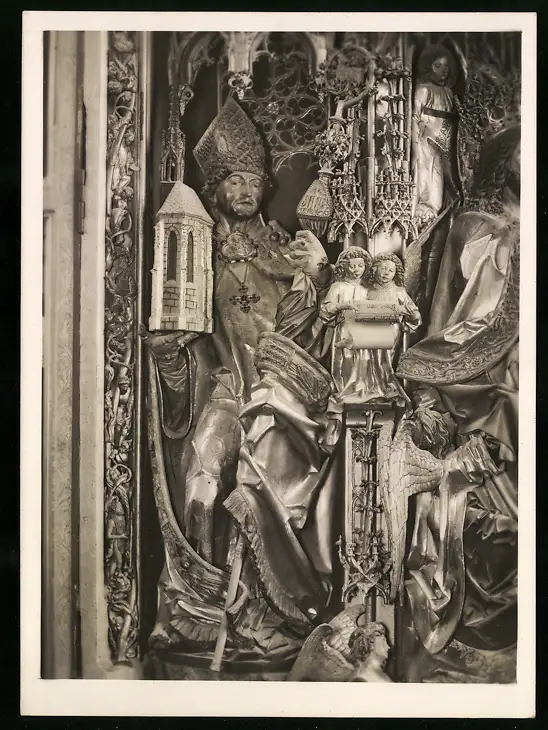42 Fotografien Sepp Gastberger, St. Wolfgang, Ansicht St. Wolfgang / Salzkammergut, Wallfahrtskirche Innenansichten 27
