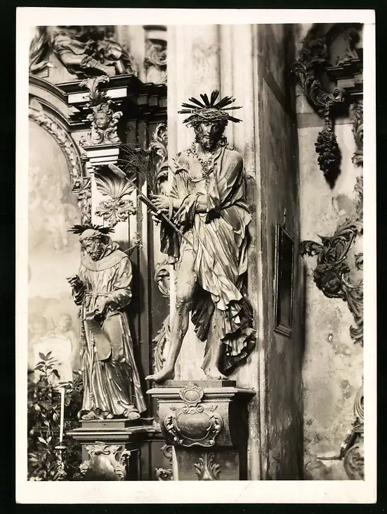 42 Fotografien Sepp Gastberger, St. Wolfgang, Ansicht St. Wolfgang / Salzkammergut, Wallfahrtskirche Innenansichten 3