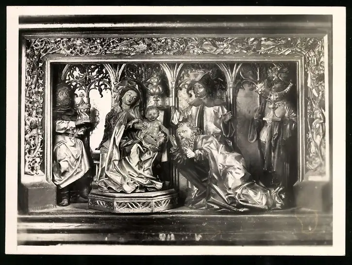 42 Fotografien Sepp Gastberger, St. Wolfgang, Ansicht St. Wolfgang / Salzkammergut, Wallfahrtskirche Innenansichten 40