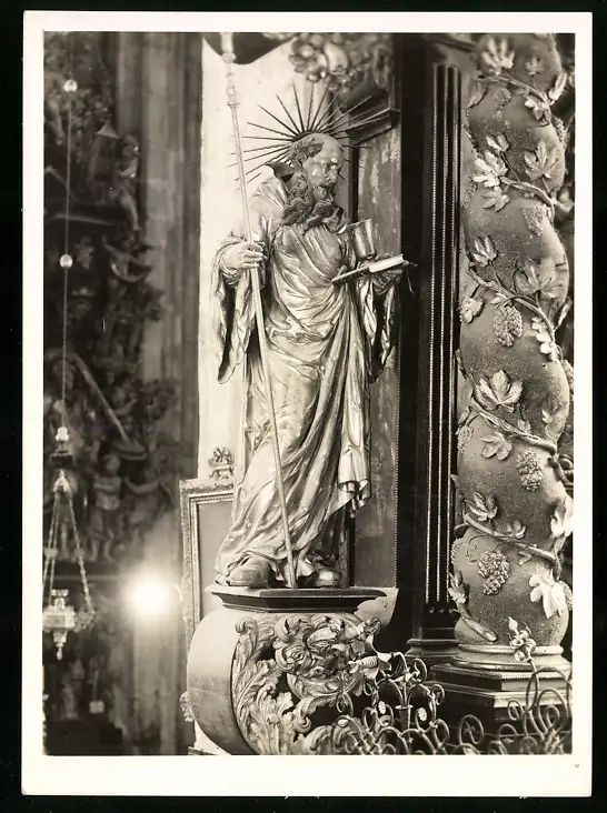 42 Fotografien Sepp Gastberger, St. Wolfgang, Ansicht St. Wolfgang / Salzkammergut, Wallfahrtskirche Innenansichten 5