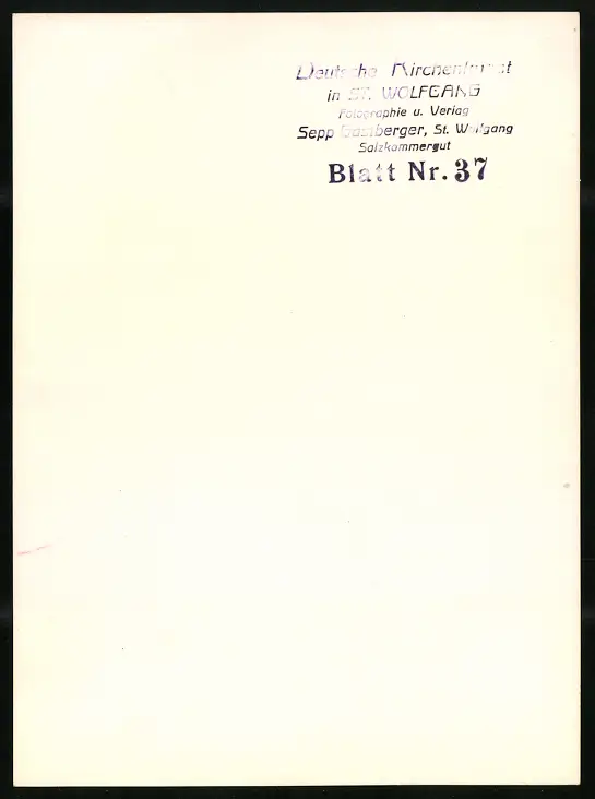 42 Fotografien Sepp Gastberger, St. Wolfgang, Ansicht St. Wolfgang / Salzkammergut, Wallfahrtskirche Innenansichten 67