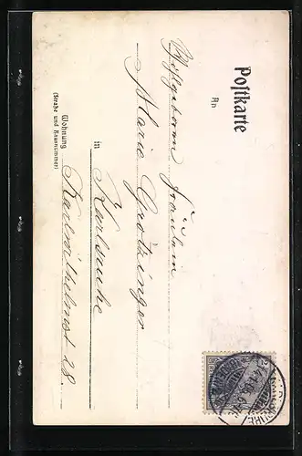 AK Konstanz, Münster mit Denkmal