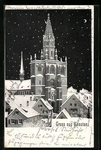 AK Konstanz, Kirche im Schnee