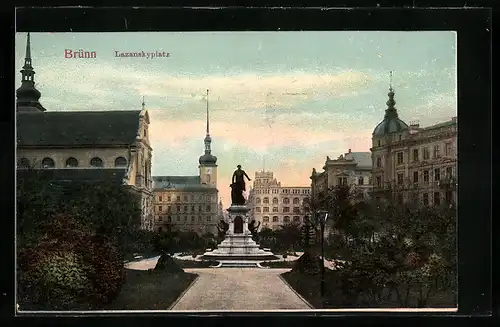 AK Brünn, Der Lazanskyplatz