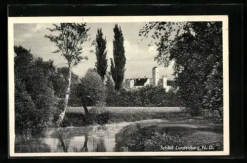 AK Lundenburg, Blick zum Schloss