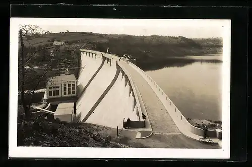AK Frain a. Th., Blick auf die Talsperre