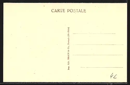 AK Ech lueg was ich lüeg, altes Paar in Tracht