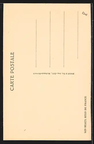 AK Jeune Alsacienne, Elsässerin liesst ein Buch