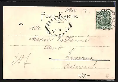 AK Coblenz / Rhein, Totalansicht mit Ehrenbreitstein