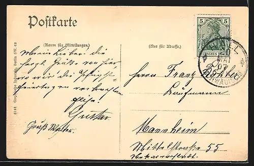 AK Schwäb. Hall, Partie am Weilertor