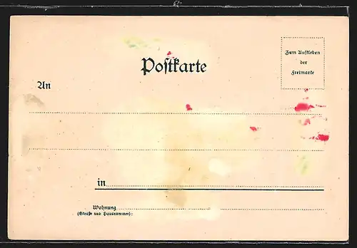 Lithographie Leipzig, Das Barfusspförtchen