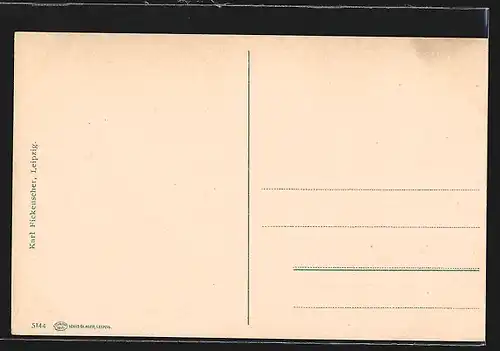 AK Leipzig, Ansicht des Krematoriums