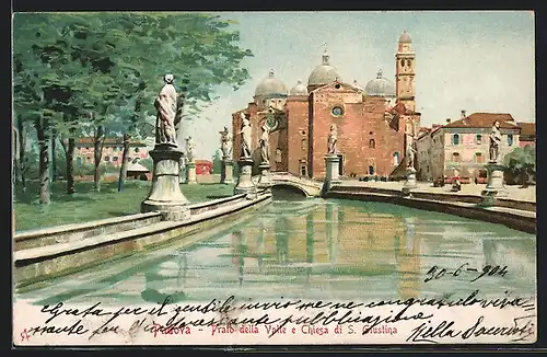 AK Padova, Prato della Valle e Chiesa di S. Giustina
