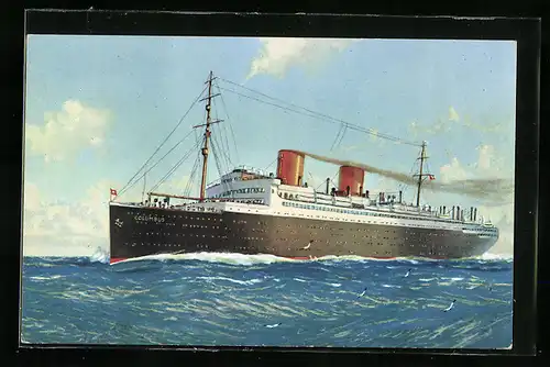 AK Passagierschiff Columbus, Norddeutscher Lloyd Bremen
