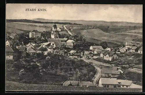 AK Stary Knin, Blick zum Ort