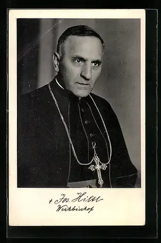 AK Portrait von Josef Hiltl, Weihbischof