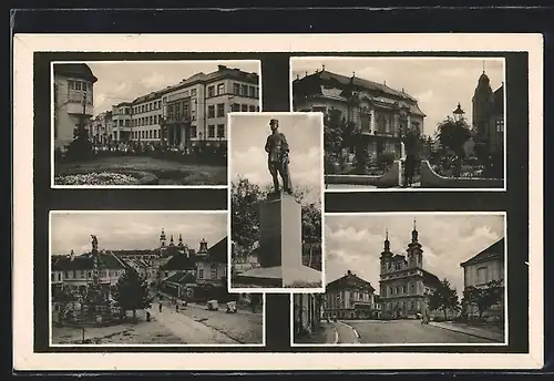 AK Trnava, Generals-Denkmal, Slowenische Bank, Kirche