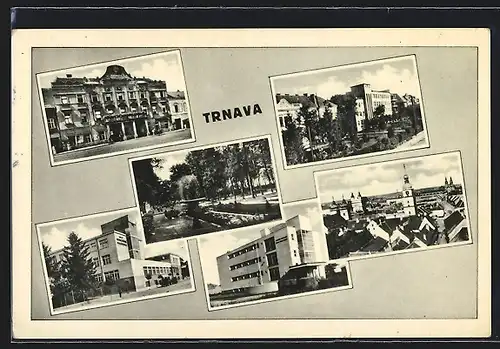 AK Trnava, Ansichtskartenmotive, Architektur, Bauhaus