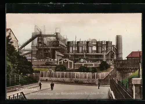 AK Gelsenkirchen, Hochofenanlage der Gelsenkirchener Bergbau A-G