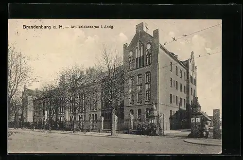 AK Brandenburg a. H., Artilleriekaserne 1. Abtlg.