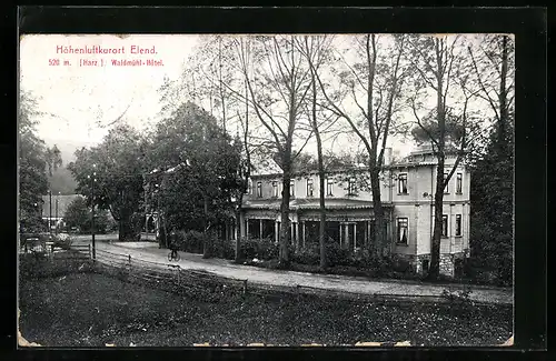 AK Elend /Harz, Am Waldmühl-Hotel