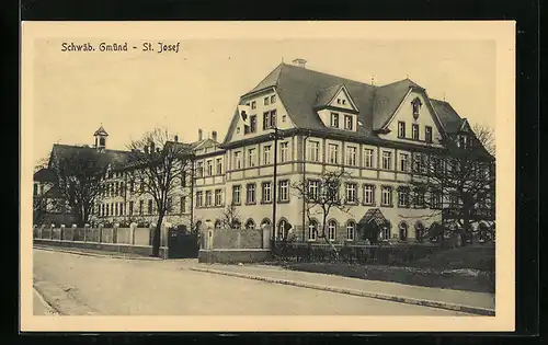 AK Schwäb. Gmünd, Taubstummenanstalt St. Josef