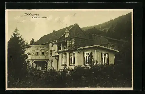 AK Bleicherode, Restaurant Waldschlösschen