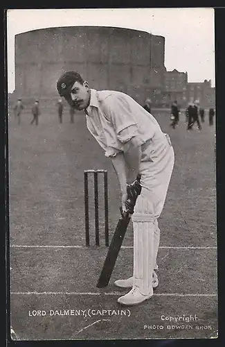 AK Lord Dalmeny, Captain des Cricket Teams